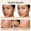 Colour Changing Foundation, Intelligent Color Correcting Foundation, Face Primer for Mature Skin, Face Foundations, Natural Finish Makeup Brighten Skin Tone (Medium)