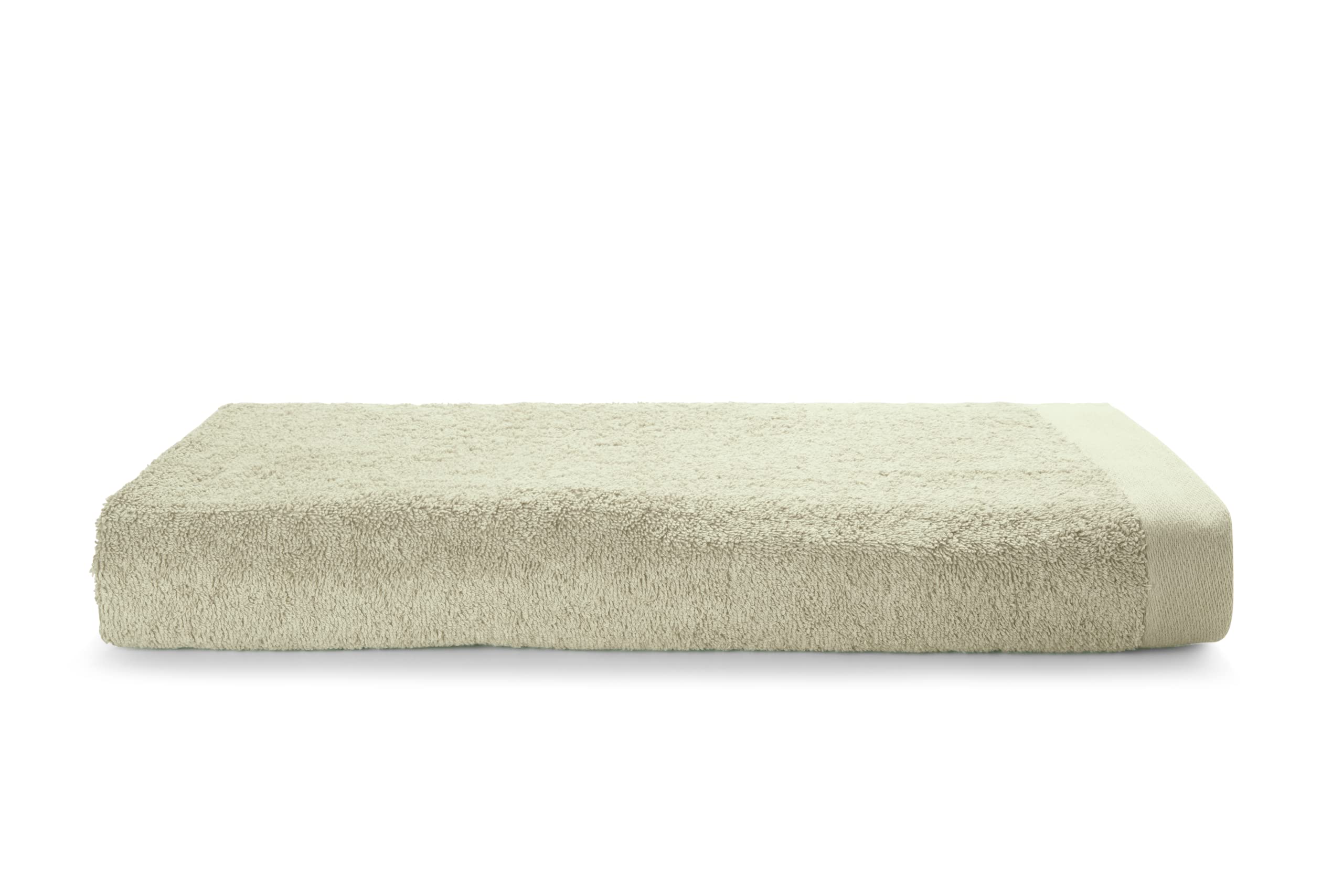SWEET HOME - BE GREEN Bath Towel 70x140, OEKO-TEX Certified, with Cotton and Recycled Plastic, Green, Telo bagno