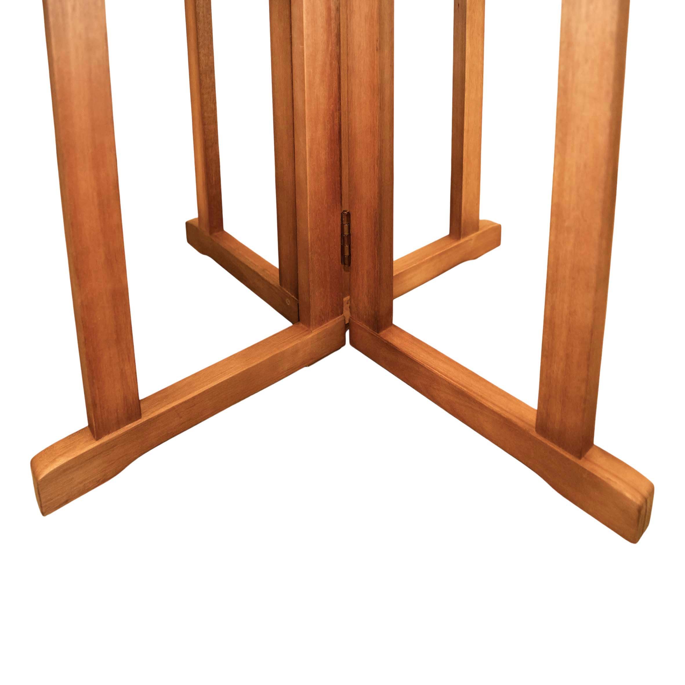 Spetebo Tavolo da giardino ovale in legno di eucalipto - 120x70x73 cm - pieghevole per birra Bistrot balcone oliato