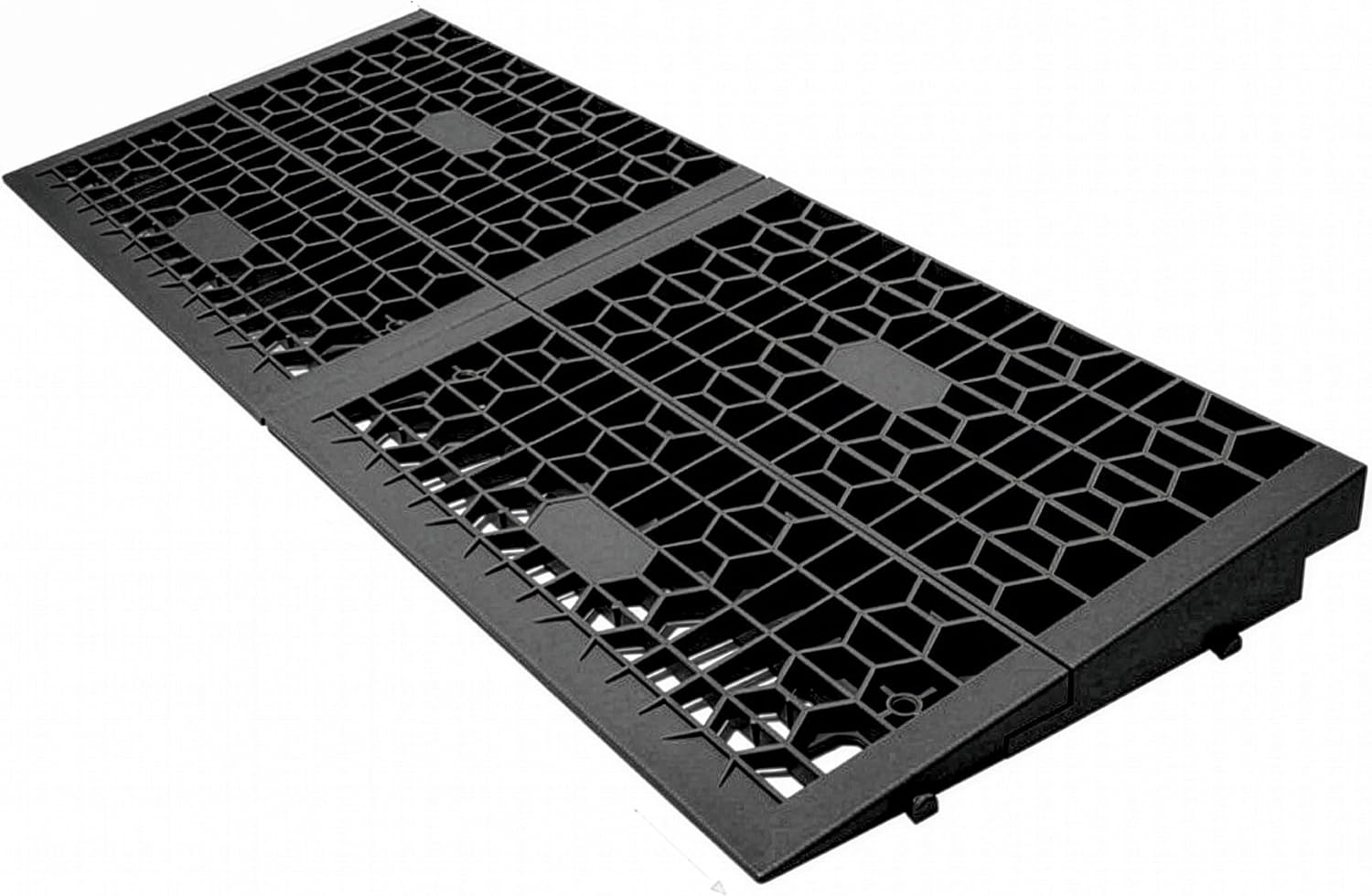 Electriduct Wheelchair Access Ramp for 2" Threshold Doorways Adjustable to 1" Height, Modular and Extensible 32" Wide, Black