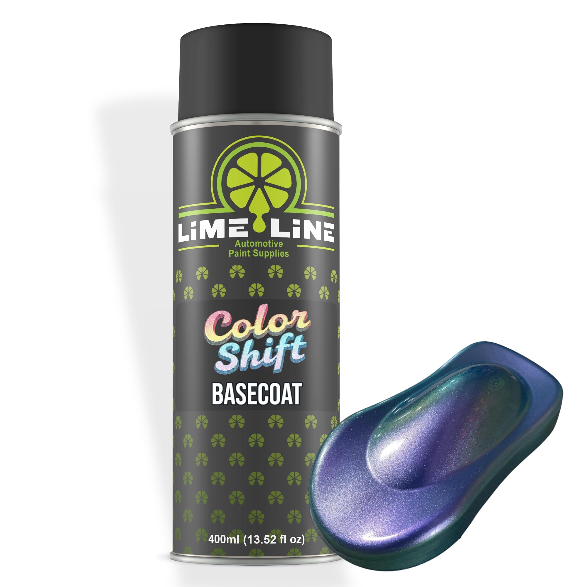 LiME LiNE Premium Automotive Basecoat Aerosol Spray Paint - Fast Drying- Custom Paint, Must Be Clearcoated! (Purple + Red + Green)