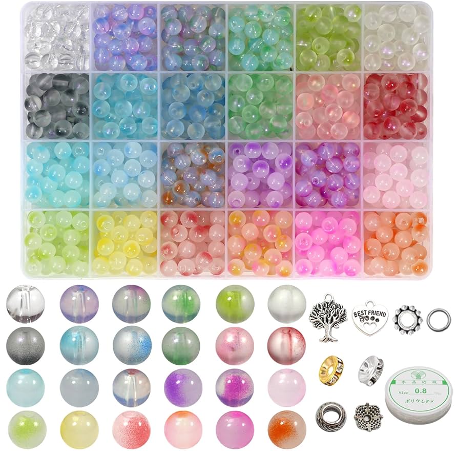 ちびさま専用◎手作りガラスのブレスレット他 12点おまとめ(メルカリ便匿名配送) 定期お届け】 天然石とガラスビーズのブレスレット手作りキット