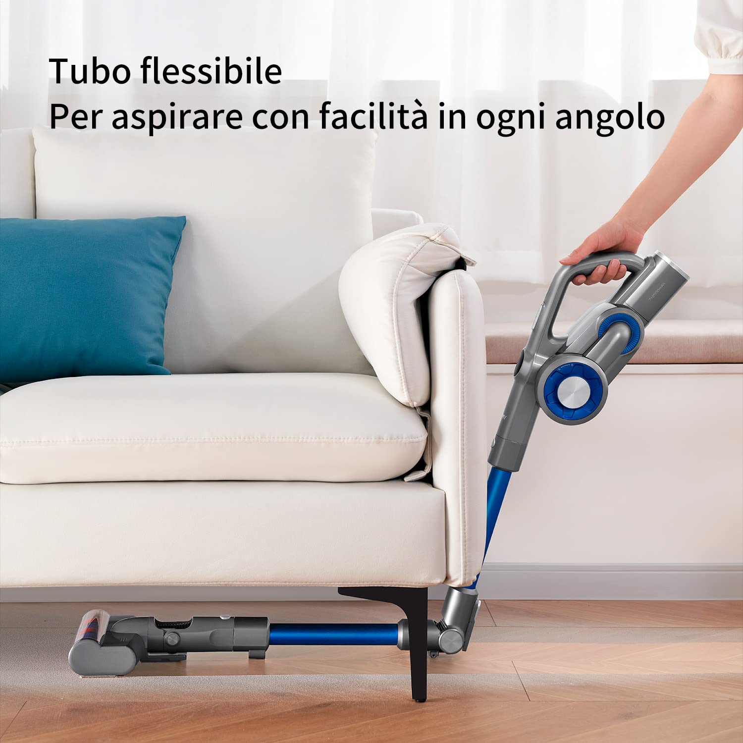 Jimmy JV85 Pro Scopa Elettrica Senza Fili: 200AW/550W, Tubo Flessibile, Batteria 70 Min, Display LED