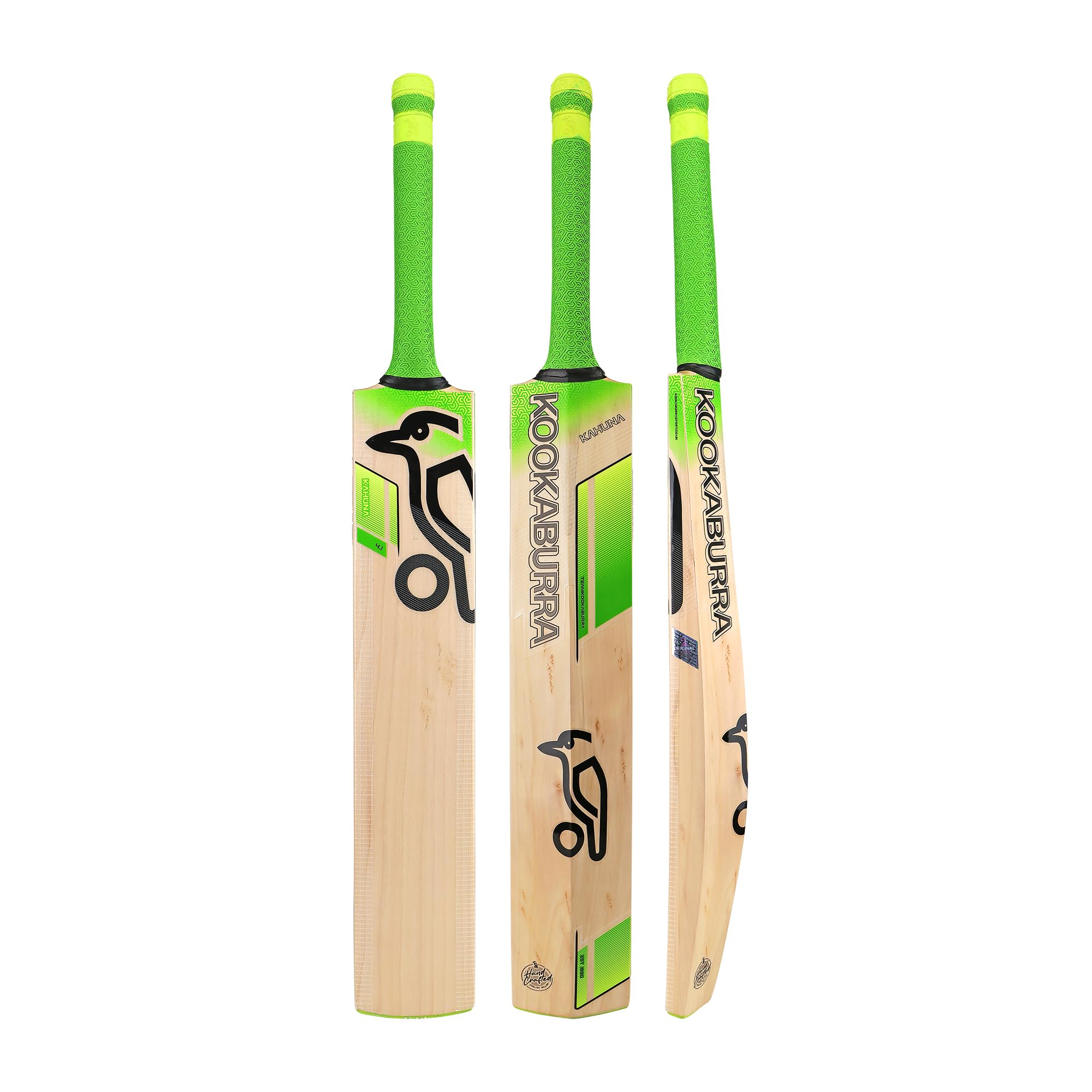 Kahuna 4.1 Cricket Bat, Short Handle, Lime