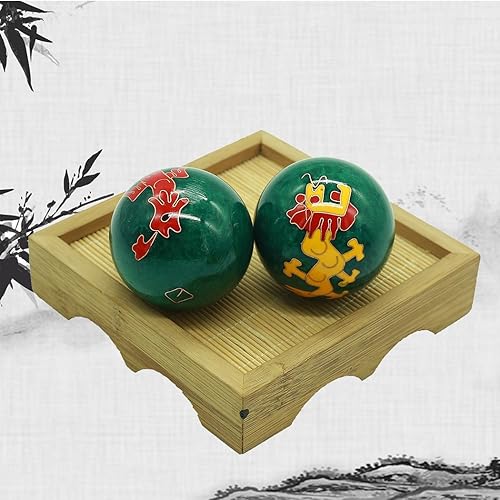 Miniatura 3 de Cloisonne pelotas anti estrés., Verde, S