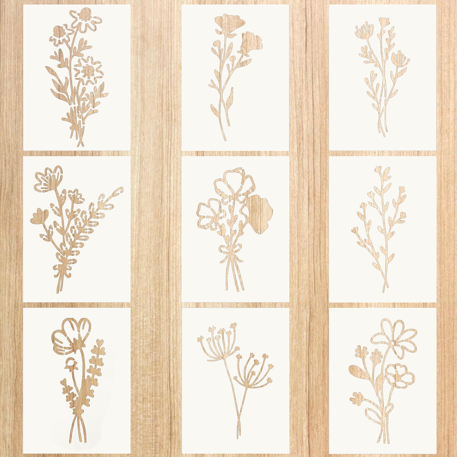 Flower Stencils For Painting