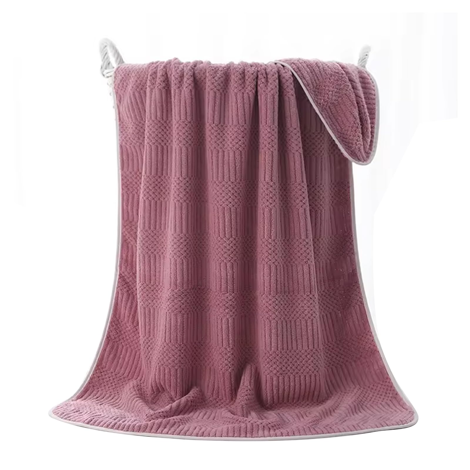 HDOYTXXM Thickened Corals Velvets Hand Towel, Quick Absorbent Bath for Family and Swimmers Quick Drying Bath