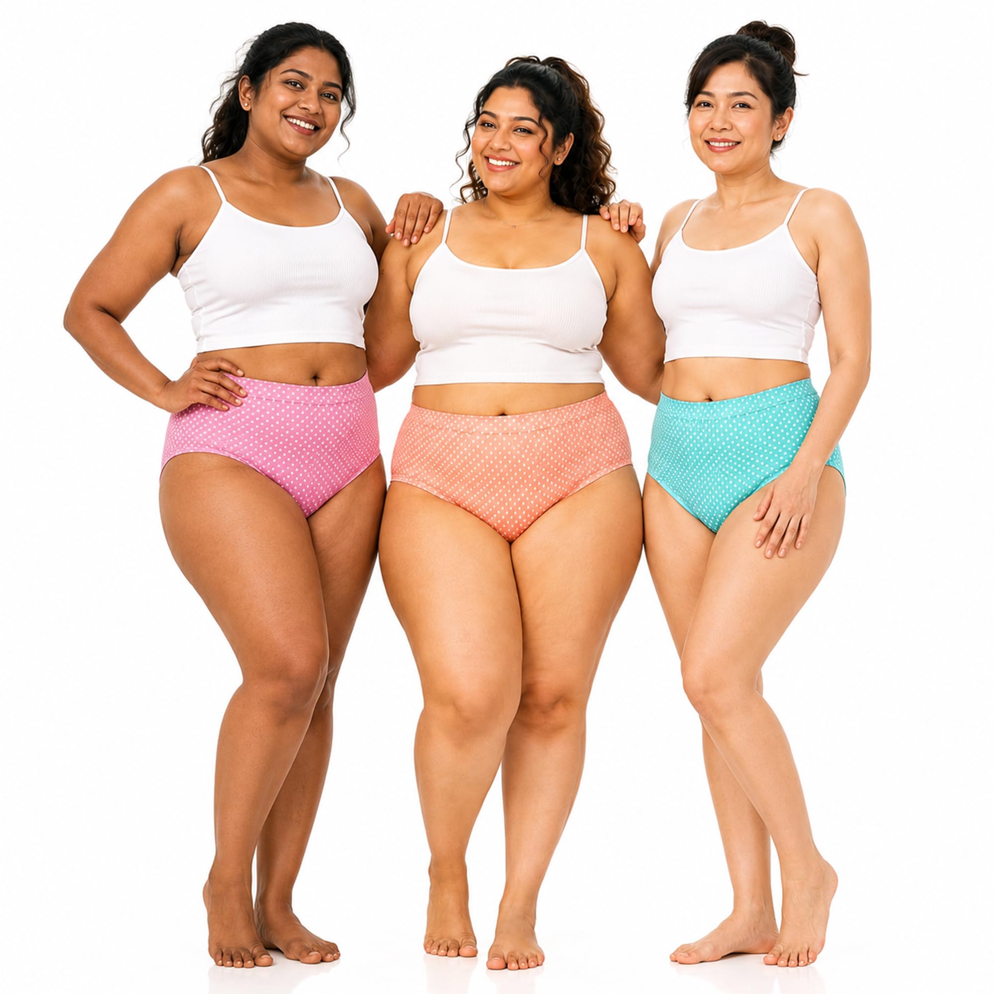 chic 100% Cotton Magic Comfort 3504 Set of 3 Panty for Women | Women's Cotton Antibacterial Brief Underwear | Soft & Breathable Fabric | Available in Plus Size-picture-22
