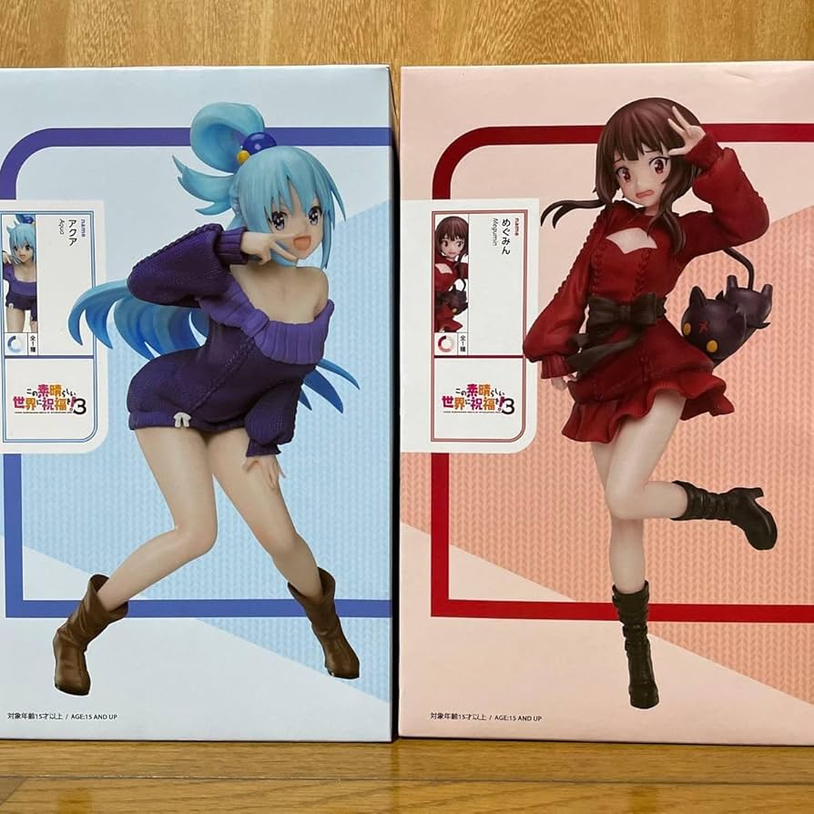 アクア メグミン フィギュア セット Amazon.co.jp: この素晴らしい世界に祝福を エルココ 1/7