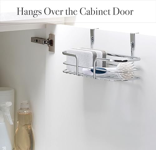 Miniatura 4 de Kitchen Details Organizador sobre el gabinete  Cesta individual  Almacenamiento para colgar en la puerta  Baño  Cocina  Pequeño  Cromo