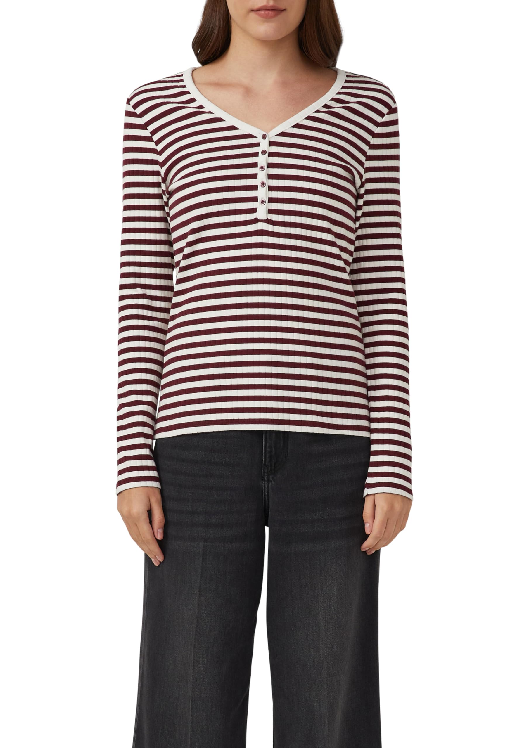 s.Oliver Women's 2170091 Long-Sleeved T-Shirt, 39G2, 14