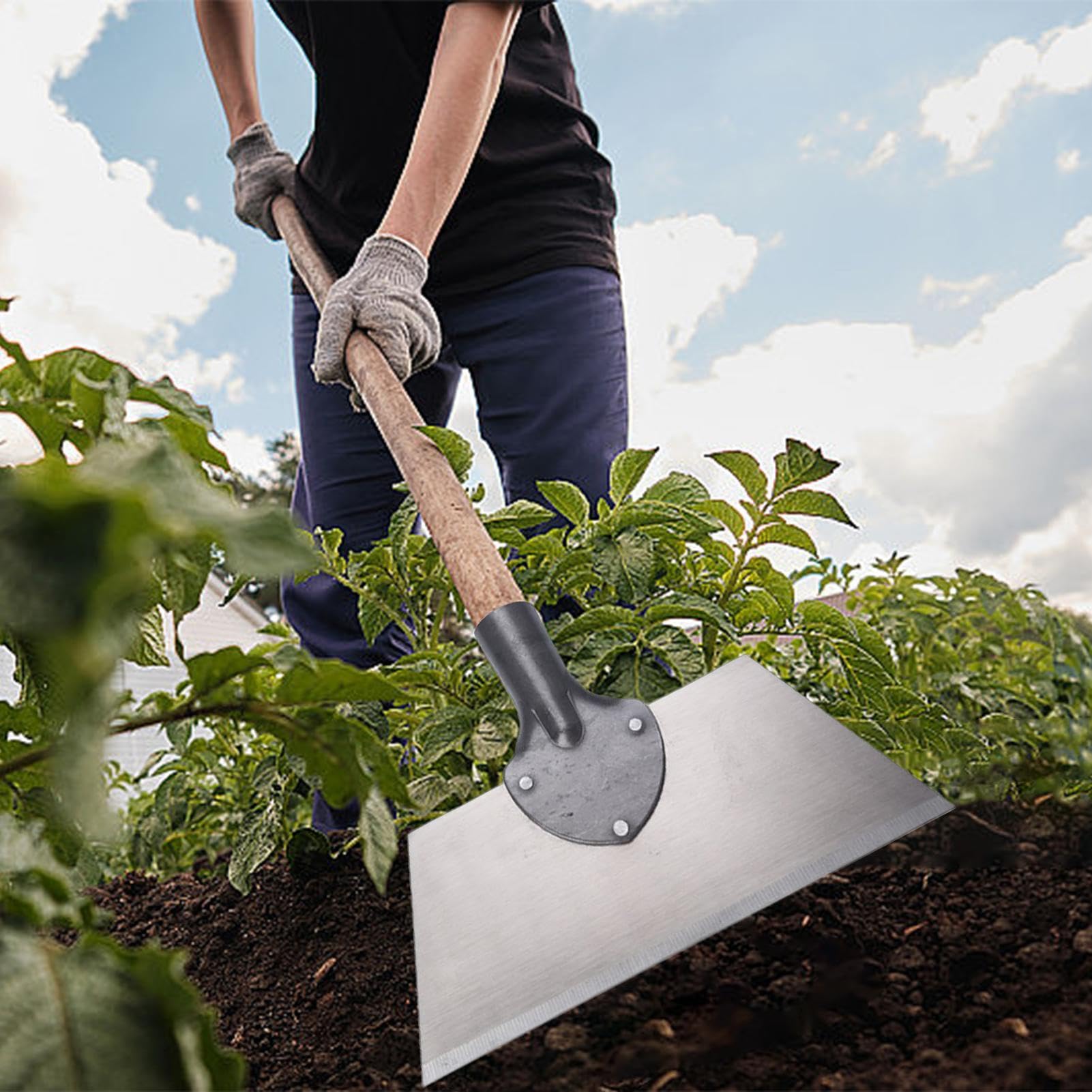Pala Da Giardino Multiuso - Acciaio Resistente, Per Diserbo E Pulizia - Regolabile In Altezza