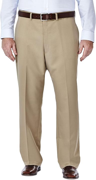Gabardine Plain Front Pant 