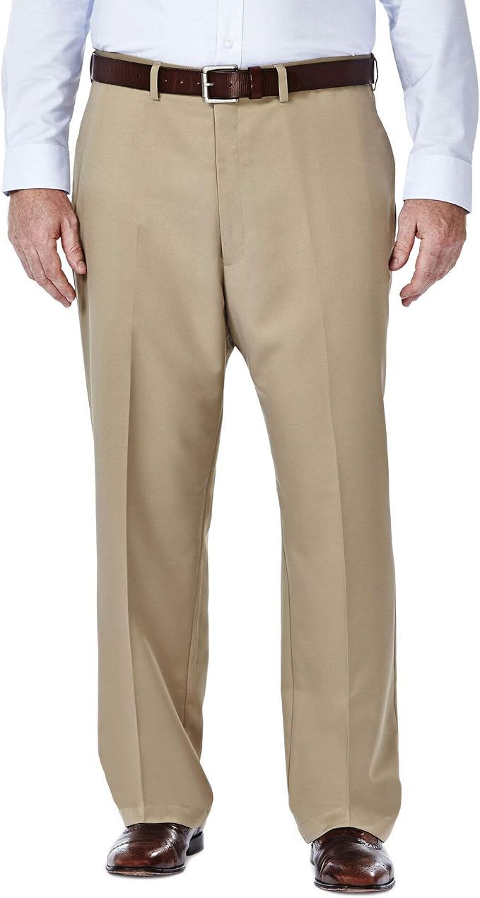 Haggar Pantalones de Hombre Cool 18 Ocultos, Cintura cómoda, Parte  Delantera Lisa, Talla Grande : Amazon.com.mx: Ropa, Zapatos y Accesorios