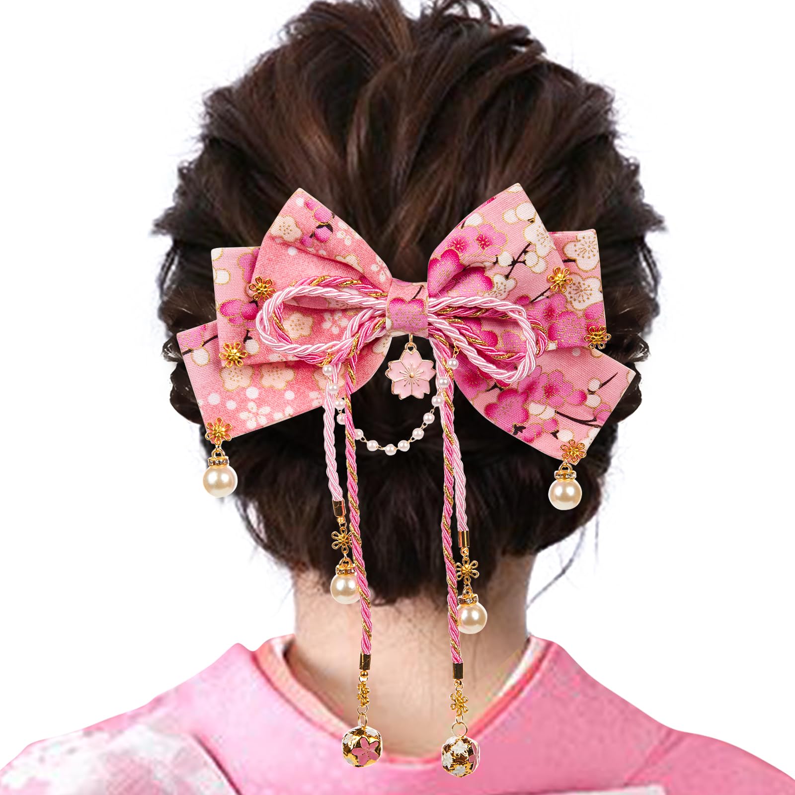 Amazon.co.jp: [OTAKUMARKET] 髪飾り リボン 袴 卒業式 着物 和装 浴衣  