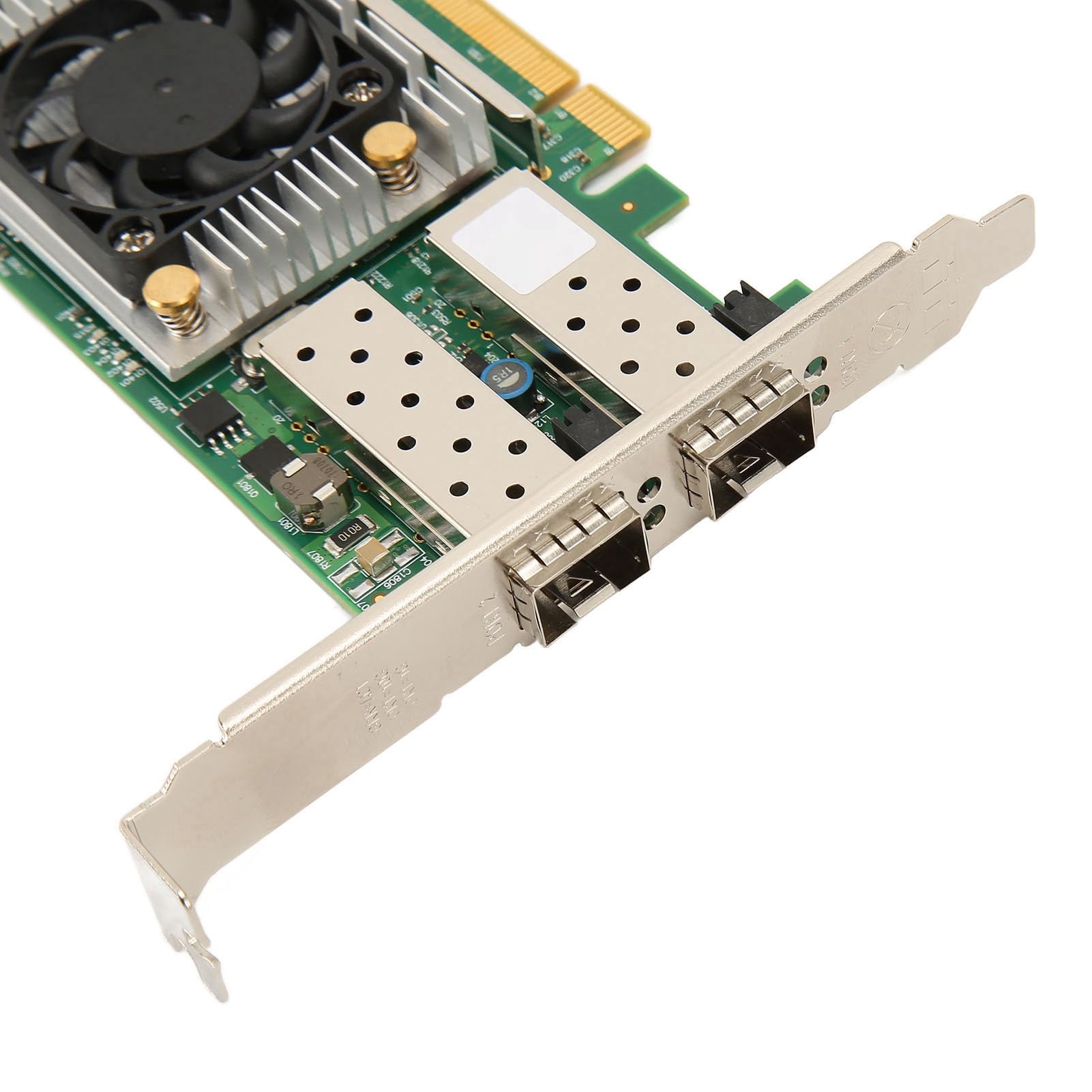 Adattatore di Rete Ethernet SFP da 10 GB a Doppia Porta BCM57810S con Ventola di Raffreddamento per Server e Desktop