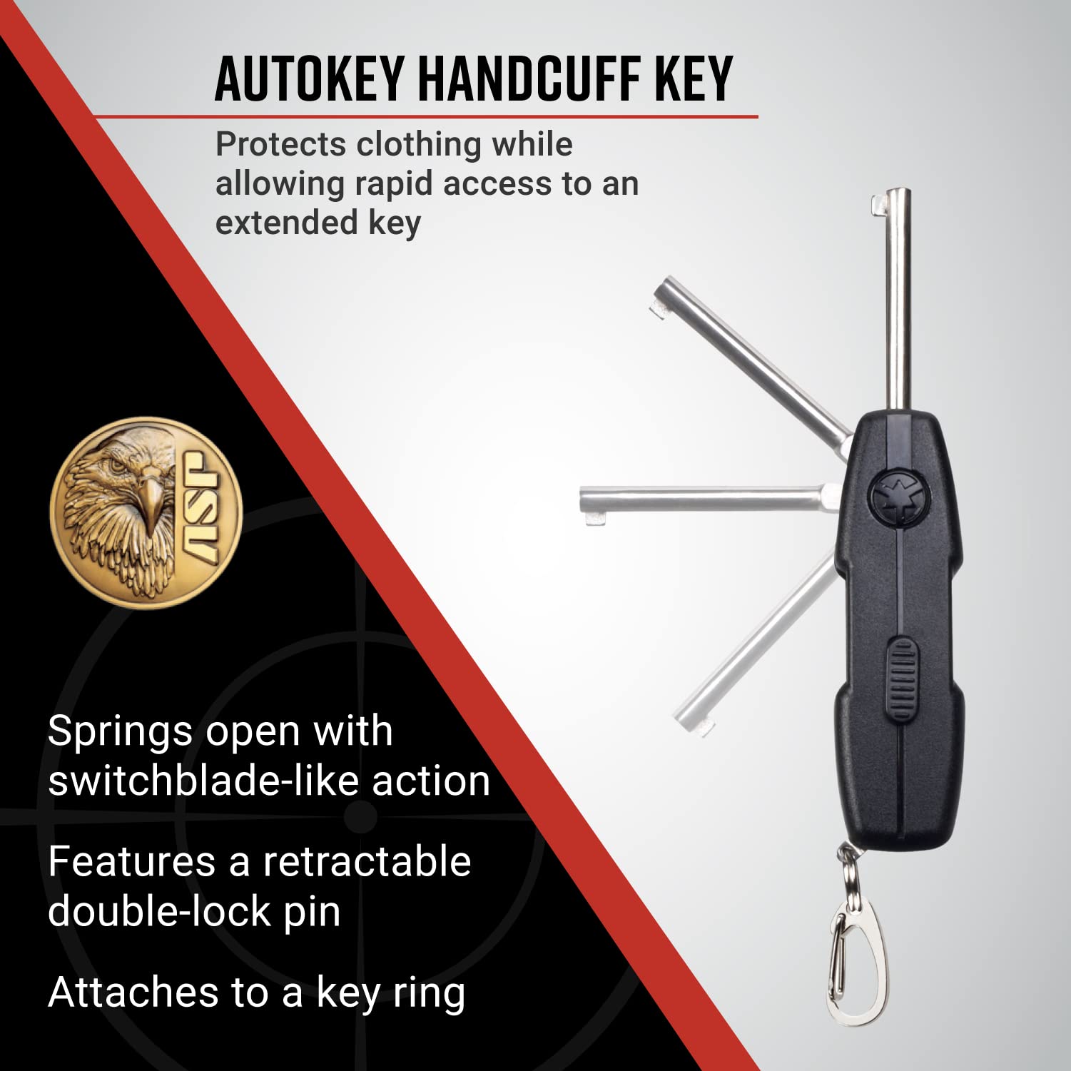 Hand Restraint Key Asp Pentagon Handcuff Key
