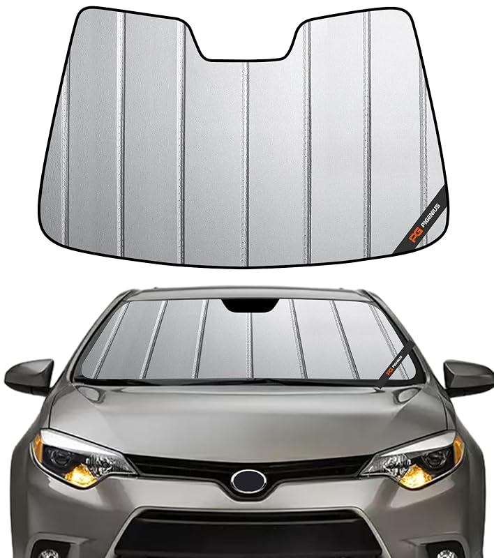 Protetor solar para para-brisa Pigenius para Toyota Corolla, Corolla iM e Scion iM, cinza, SS422-C