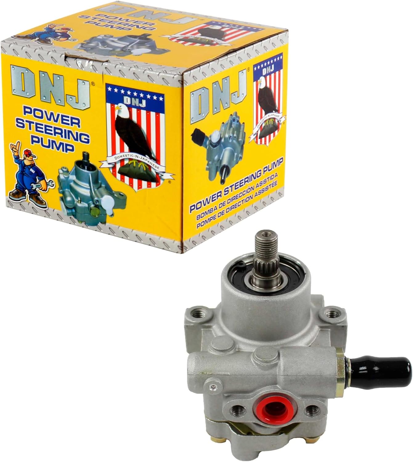 DNJ PSP1303 New Power Steering Pump for 2002-2006 INFINITI Q45 4.5L V8 32V DOHC 4494cc