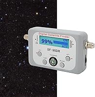 Vista 3 de Medidor de satélite digital, medidor de satélite con función de zumbador ATT de 950 a 2150 MHz con medidor de fuerza para DirecTV