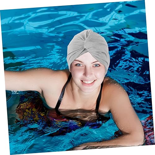 Miniatura 7 de Gorra grande de natación de moda para mujer, sombrero de playa, sombrero de flores de nylon Miss