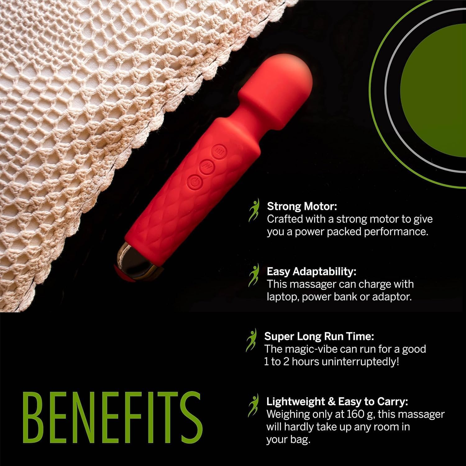 Mini body massage with 20 vibrations 8 speeds rechargeable water resistant-expensive machine for full body for travel relaxation, release back, legs muscles Mini body massage with 20 vibrations 8 speeds rechargeable water resistant-expensive machine for full body for travel relaxation, release back, legs muscles