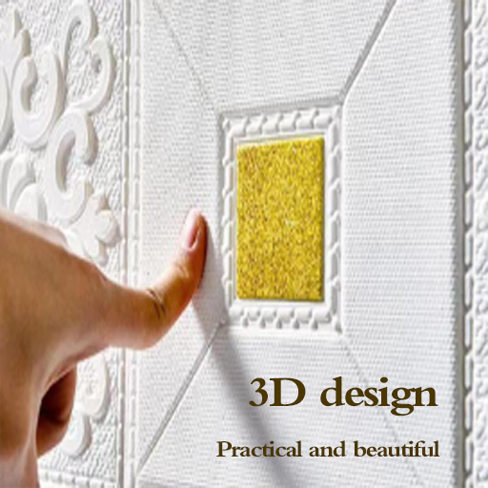Techos Decorativos Sin Pegamento,Baldosas De Techo PVC Autoadhesivas,Paneles Suspendidos, Azulejos,Flexibles Y Resistentes A Grietas,Para Residencial/Baño/Cocina(Style a,50-pcs 35 * 35cm)