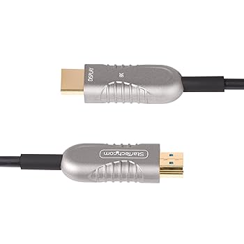 HDMIケーブル　40ｍ　active hybrid cable Amazon.com: StarTech.com 50ft (15.2m) HDMI 2.1 Hybrid Active