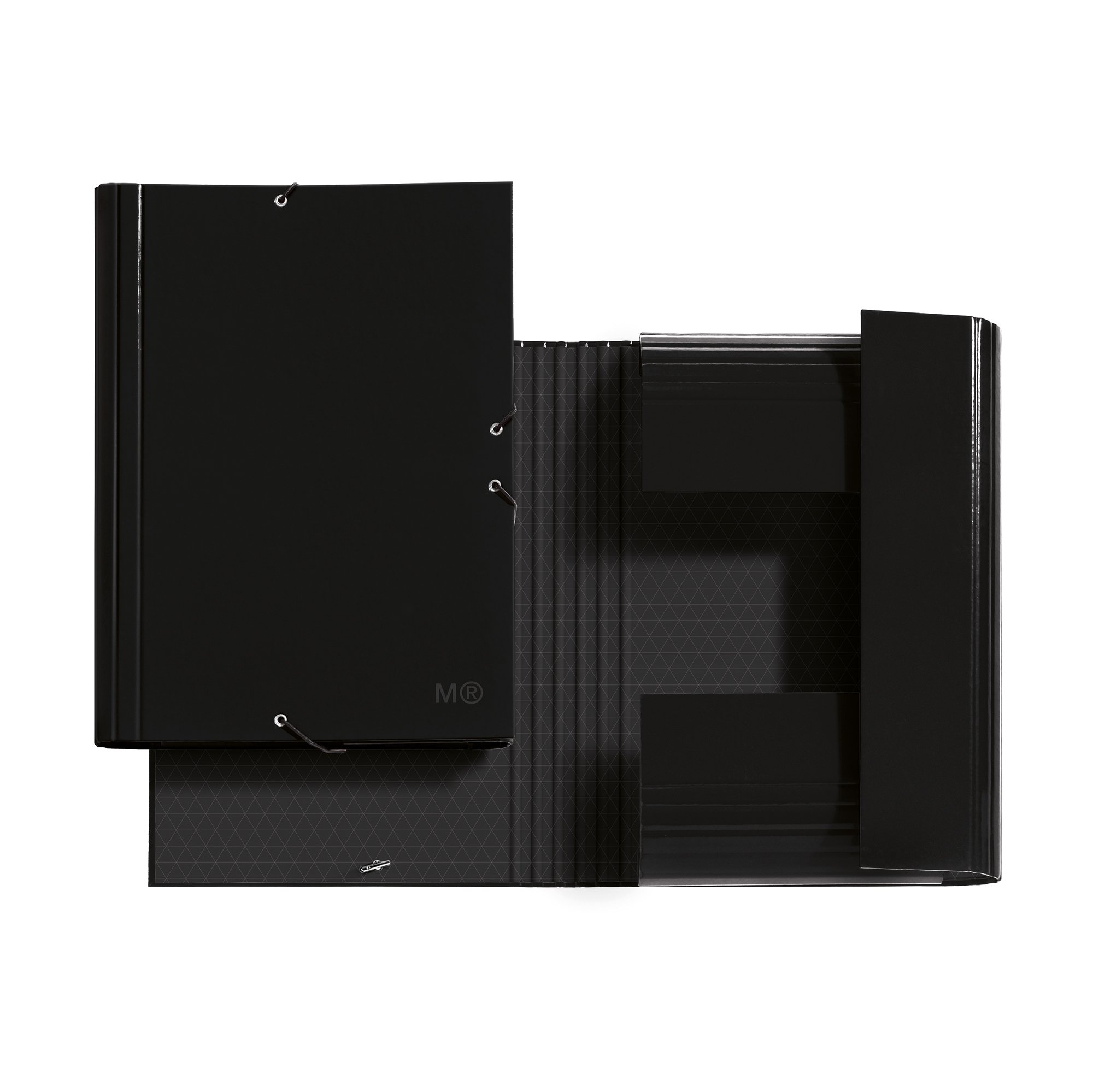 Miquelrius 20912 - Carpeta Solapas Nordic Colors M, Cartón, DIN A4 210 x 297 mm, color Negro