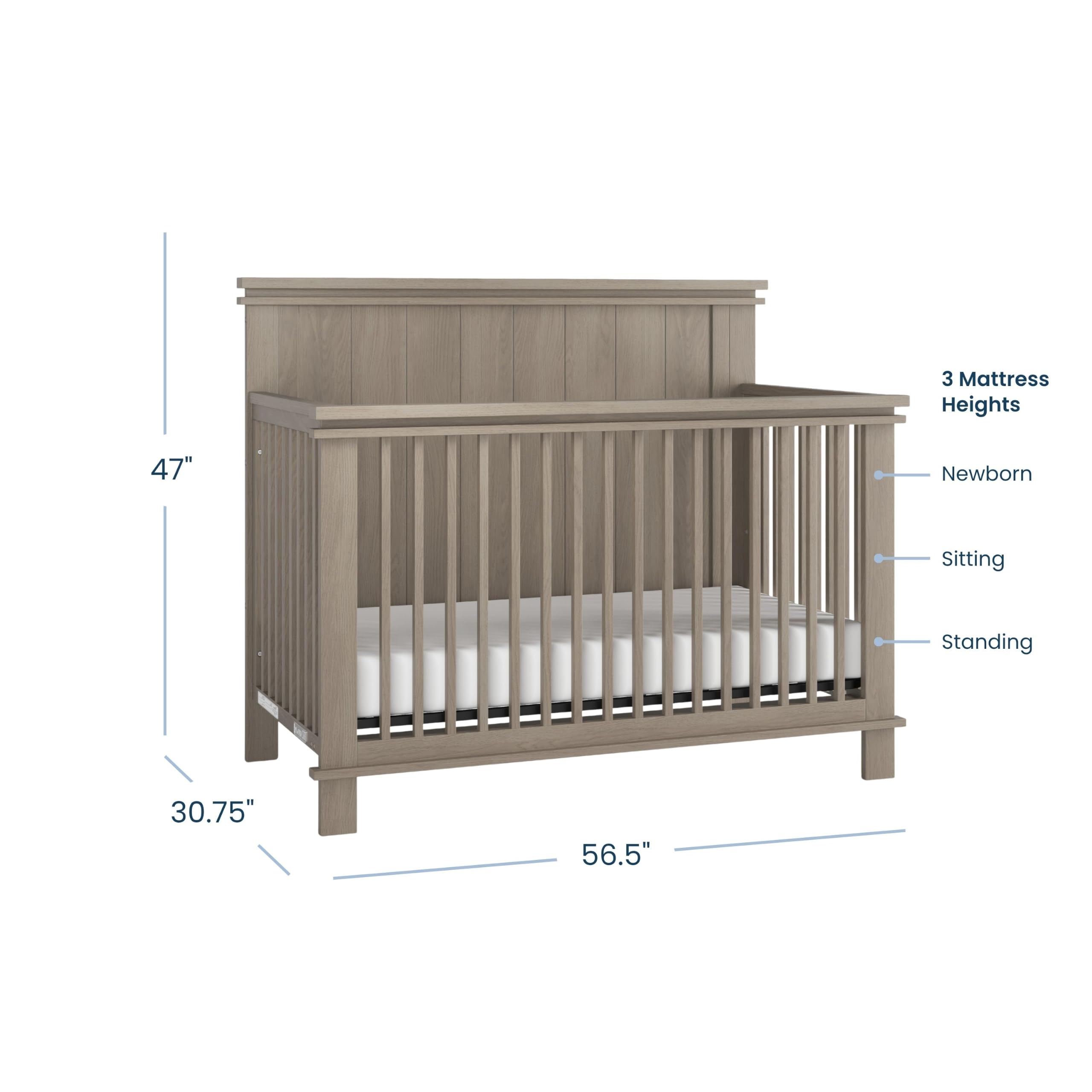 fisher price quinn vintage grey dresser Child Craft Denman Crib, and Chest Nursery Set, 3-Piece, Includes 4-in-1 Convertible Crib, Dresser and Chest, Grows with Your Baby (Crescent Gray) : Everything Else West elm