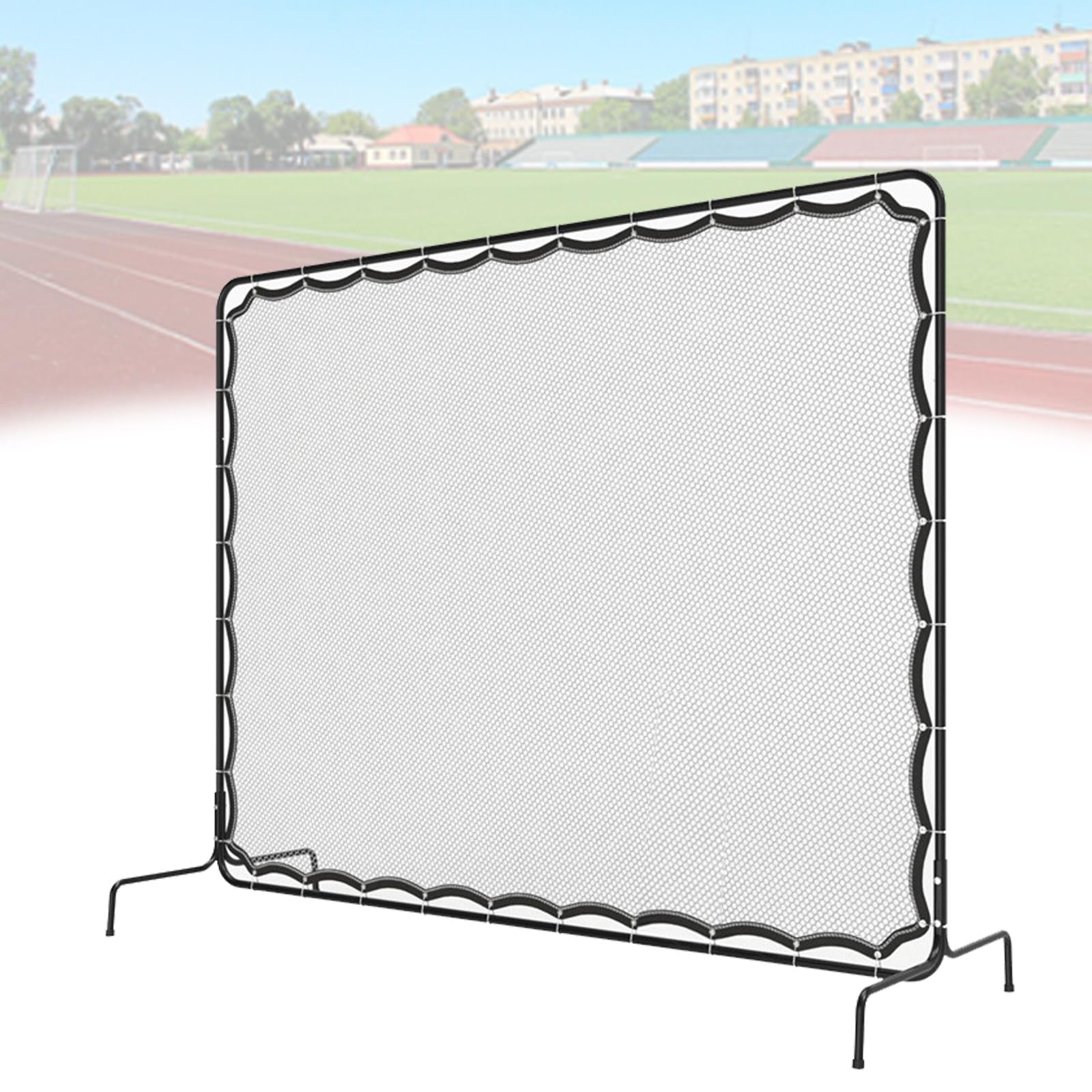Rete da rimbalzo per tennis, jumbo tennis training 9.6 x 7ft tennis jumbo rebounder per campo da gioco cortile e allenamento indoor e outdoor, facile installazione