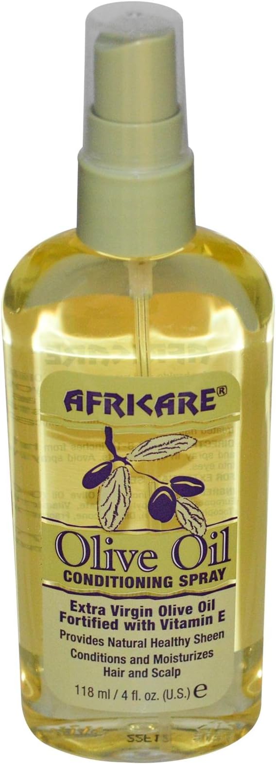 AFRICARE Olive Oil Conditioning Spray 4 Oz