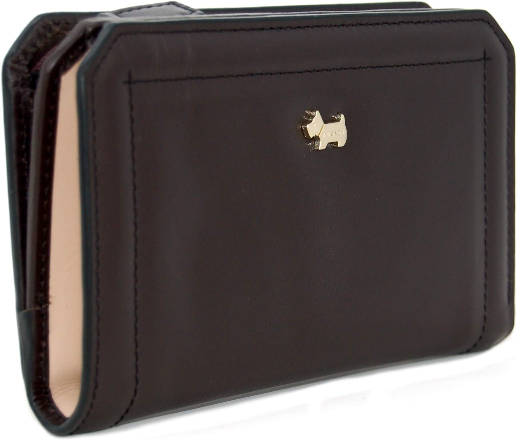 Radley Leather Medium 'Marwood' Zip Purse in Chocolate Brown