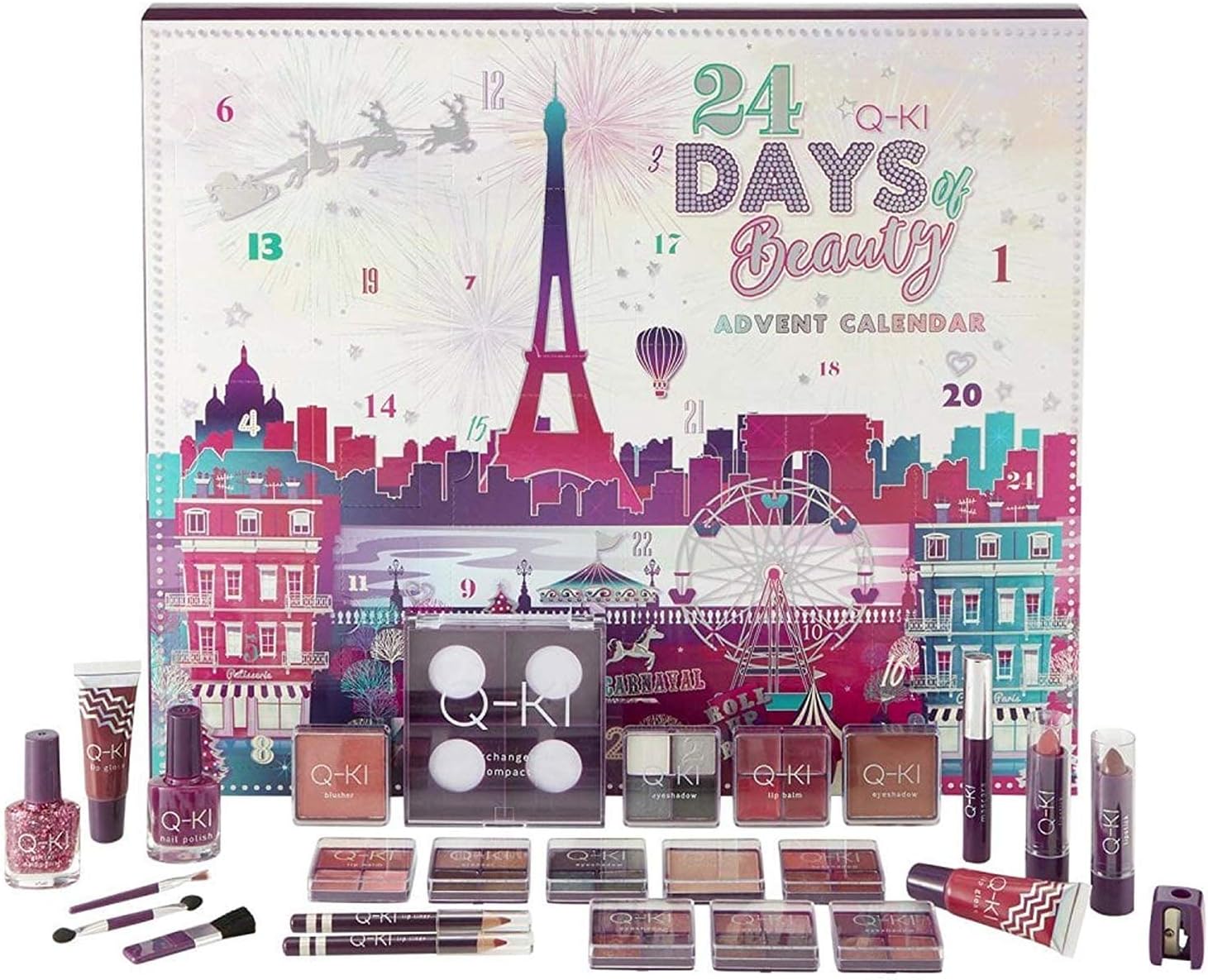 Rainbow Cosmetics Christmas Beauty Advent Calendar - Paris Beauty Make Up