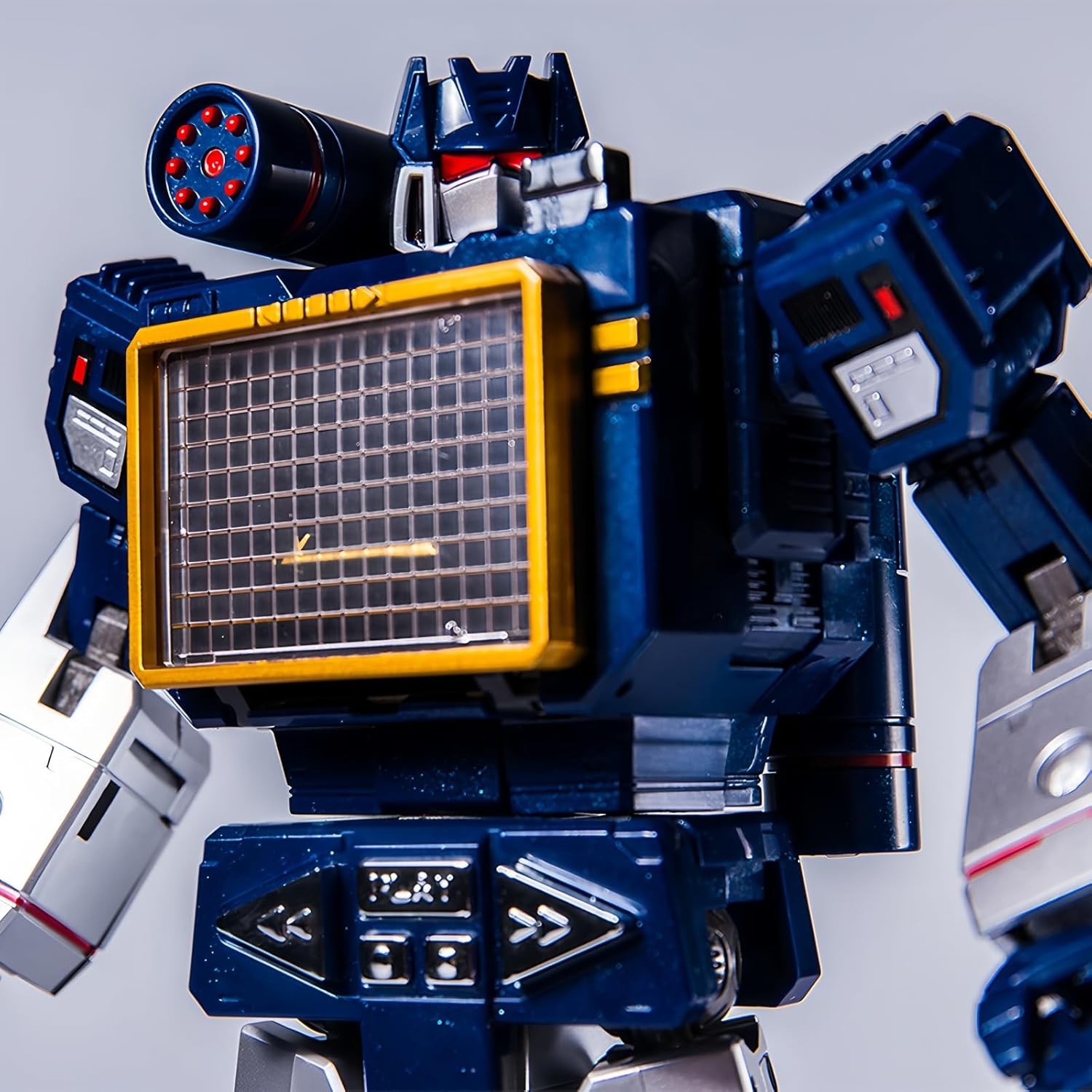 Deformation Robot Toys Tape Recorder 9.1 inches Gear Joints Action Figure Contains Metal Parts for Adults Kids, with 1 Tape