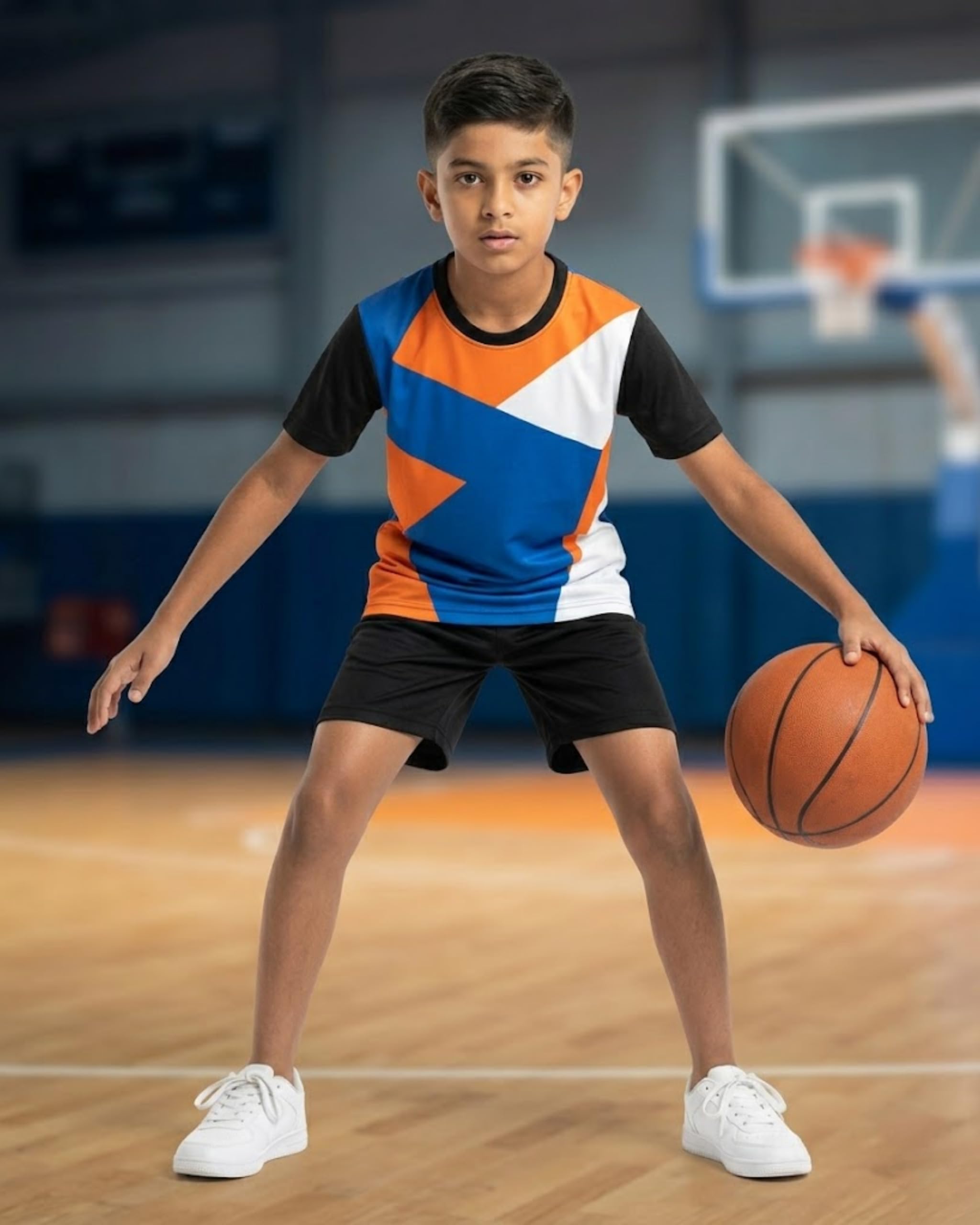 Boys Sports T Shirt and Shorts Set for Kids | Quick Dry Athletic Wear | Lightweight Breathable Sports Dress for Running, Cricket, Football, Gym, Training and Outdoor Activities (6-7 Y) 3
