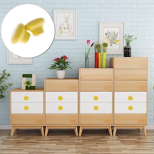 Miniatura 9 de VORCOOL 5pcs Perillas de puerta de cerámica Perillas de cajón Tiradores Tiradores de Tirador de cerámica Durable Cerámica Armar