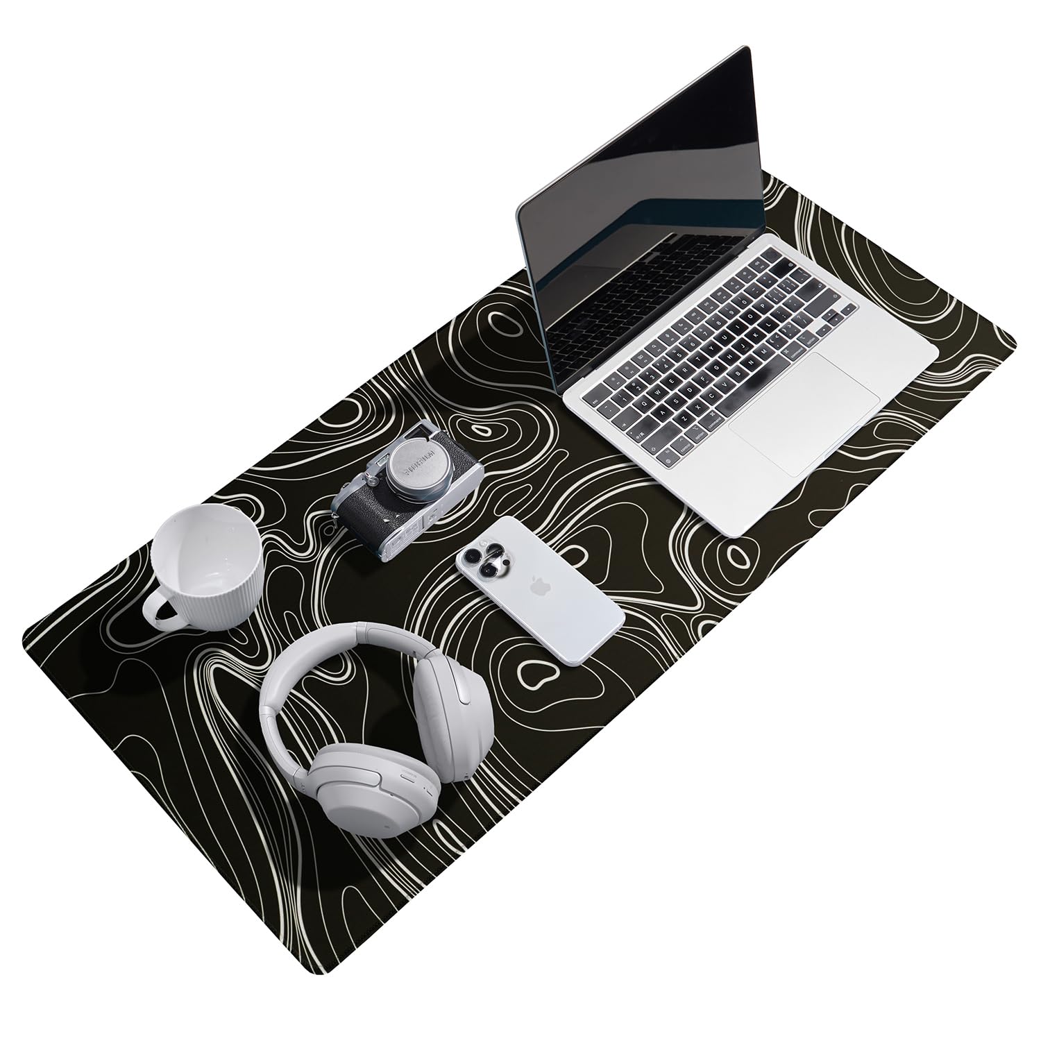 Reniteco Waterproof Large Gaming Mouse Pad with Durable Stitched Edges, Non-Slip Rubber Base, Grainy Jacquard Mouse Mat Desk Pad for Home Office