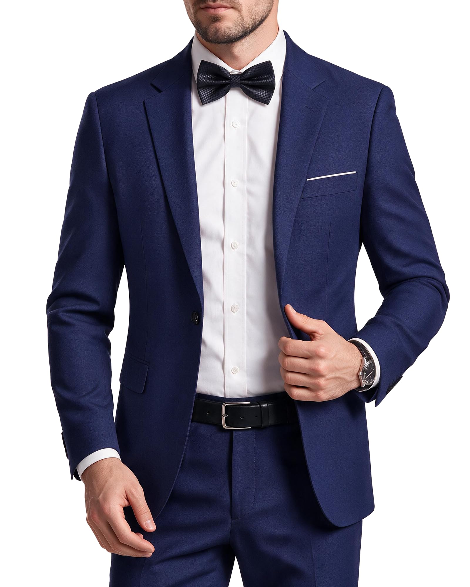 lupurty 2 Piece Suits for Men with Bow Tie-picture-31