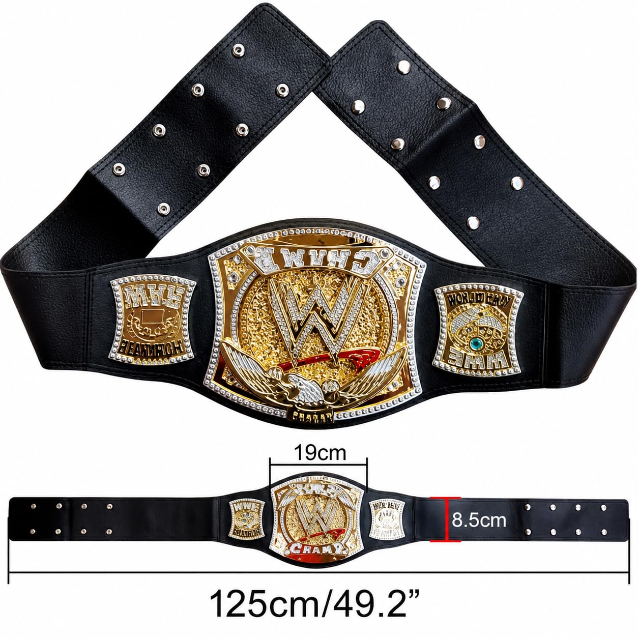 Cinturón de lucha libre de WWF, campeonato intercontinental, cinturón universal para campeonato (Championship Spinner)