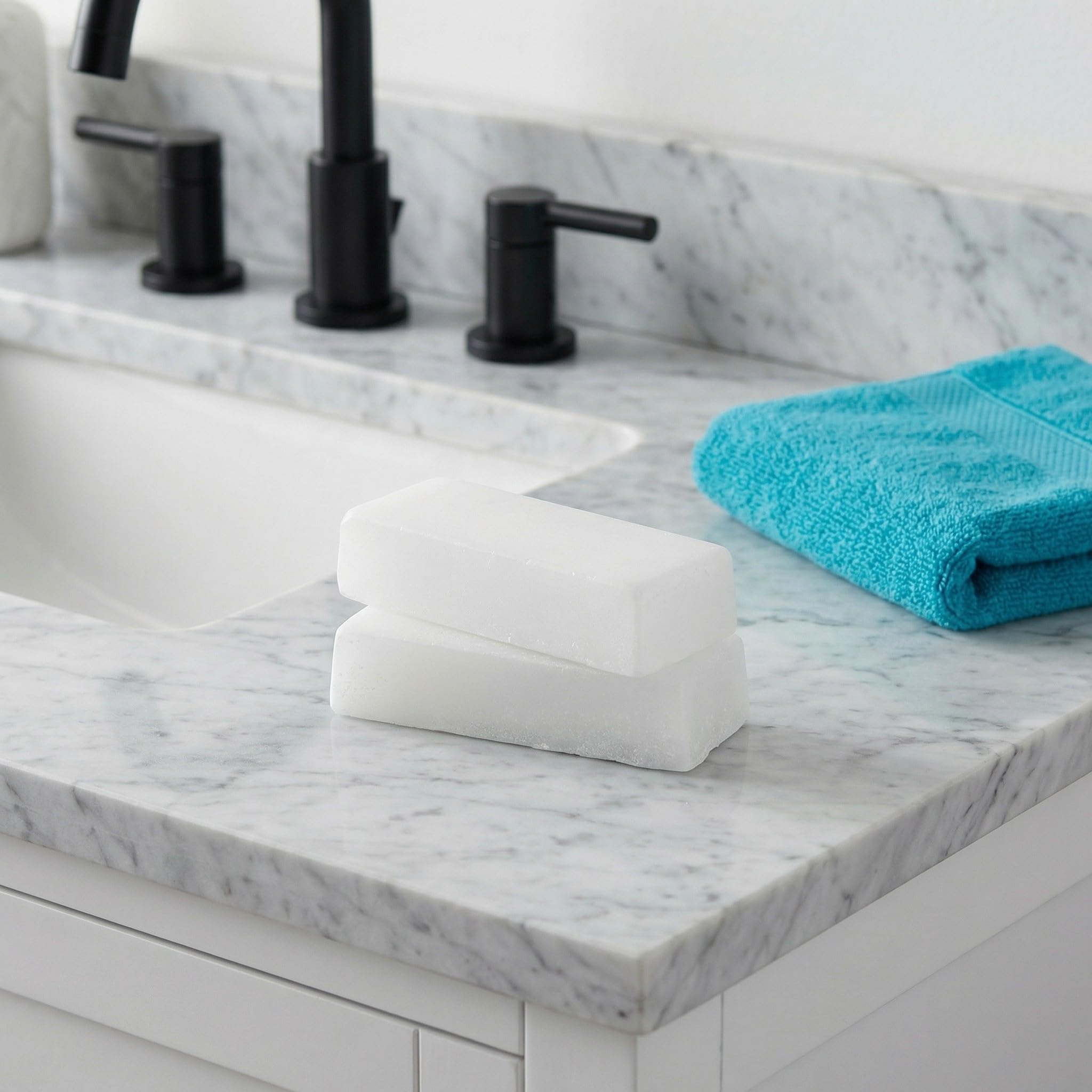 Sosoport 4 Piezas Cera para Pulir Mármol y Piedra de Color Claro Que Restaura Brillo Natural y Repele Polvo y Manchas para Uso Comercial y Residencial