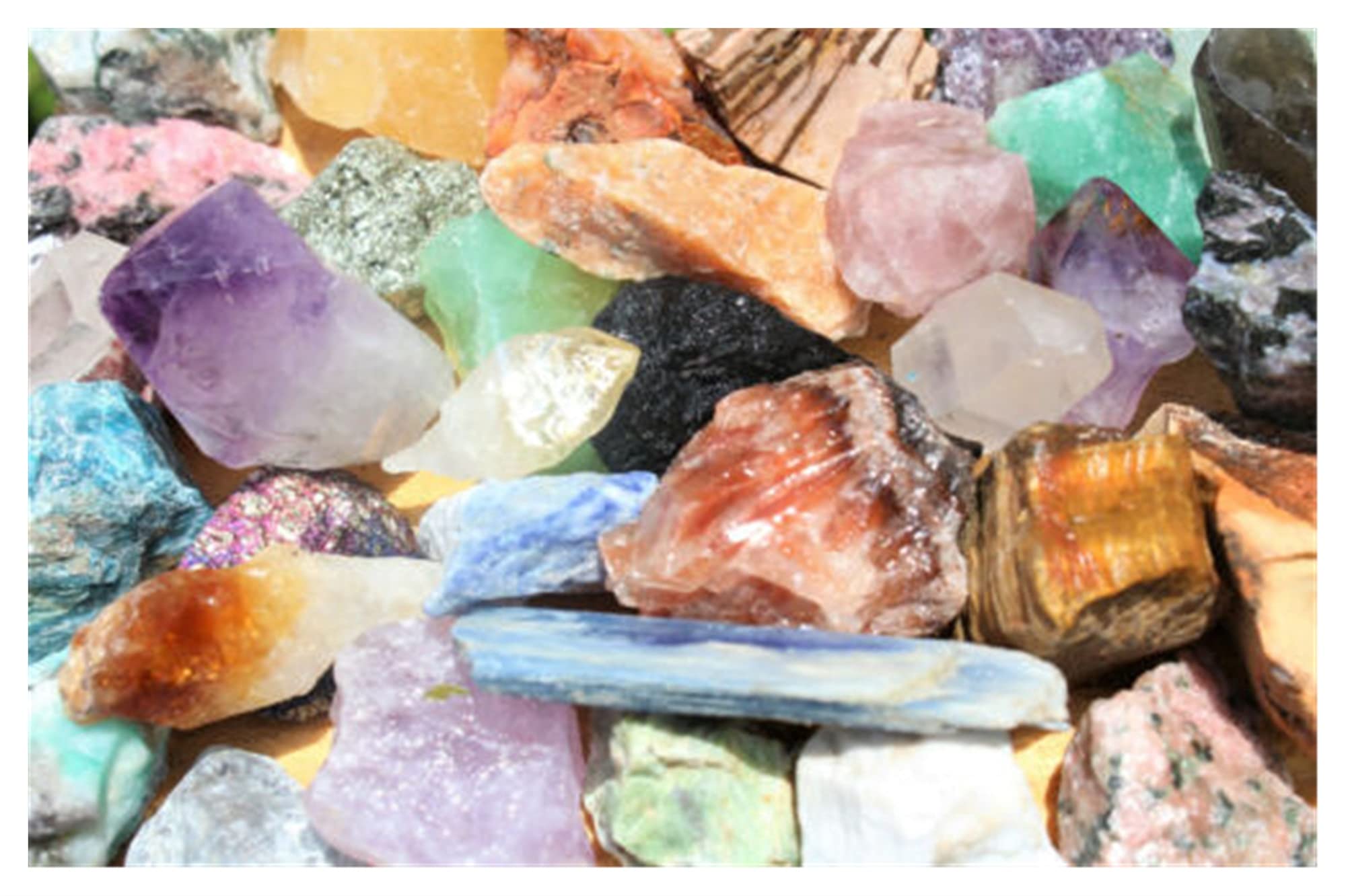AMAZWI Cristallo Naturale Grezzo 1000 carati Lot Bulk Mixed Crafters Gems Cristallo Naturale Grezzo Grezzo Minerale Rocce