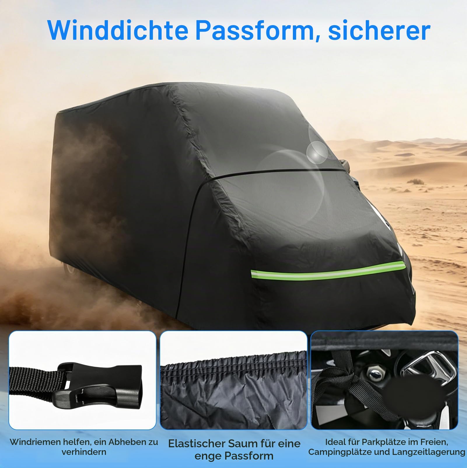 Hagelschutzplane Wohnmobil Vollgarage für FIAT Ducato L2H2 2006-2024