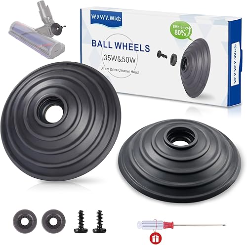 Miniatura 1 de Juego de rueda de bola y suela de repuesto para Dyson V6 V7 V8 V10 V11 V12 DC58 DC59 DC62 DC74 aspiradora 35W 50W Direct Drive Cleaner Head Wheels