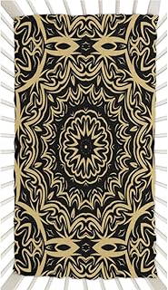 Geometric Retro Shading Crib Sheets for Boys, Girls Machine Washable Soft Cozy Microfiber Fitted Crib Sheet for Standard Crib and Toddler Mattresses Boys Girls 28x52 Inch