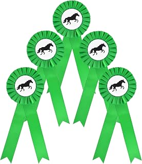 BEIMEIII 5 lazos de torneo, para caballos, para caballos, para caballos, para equitación, color verde