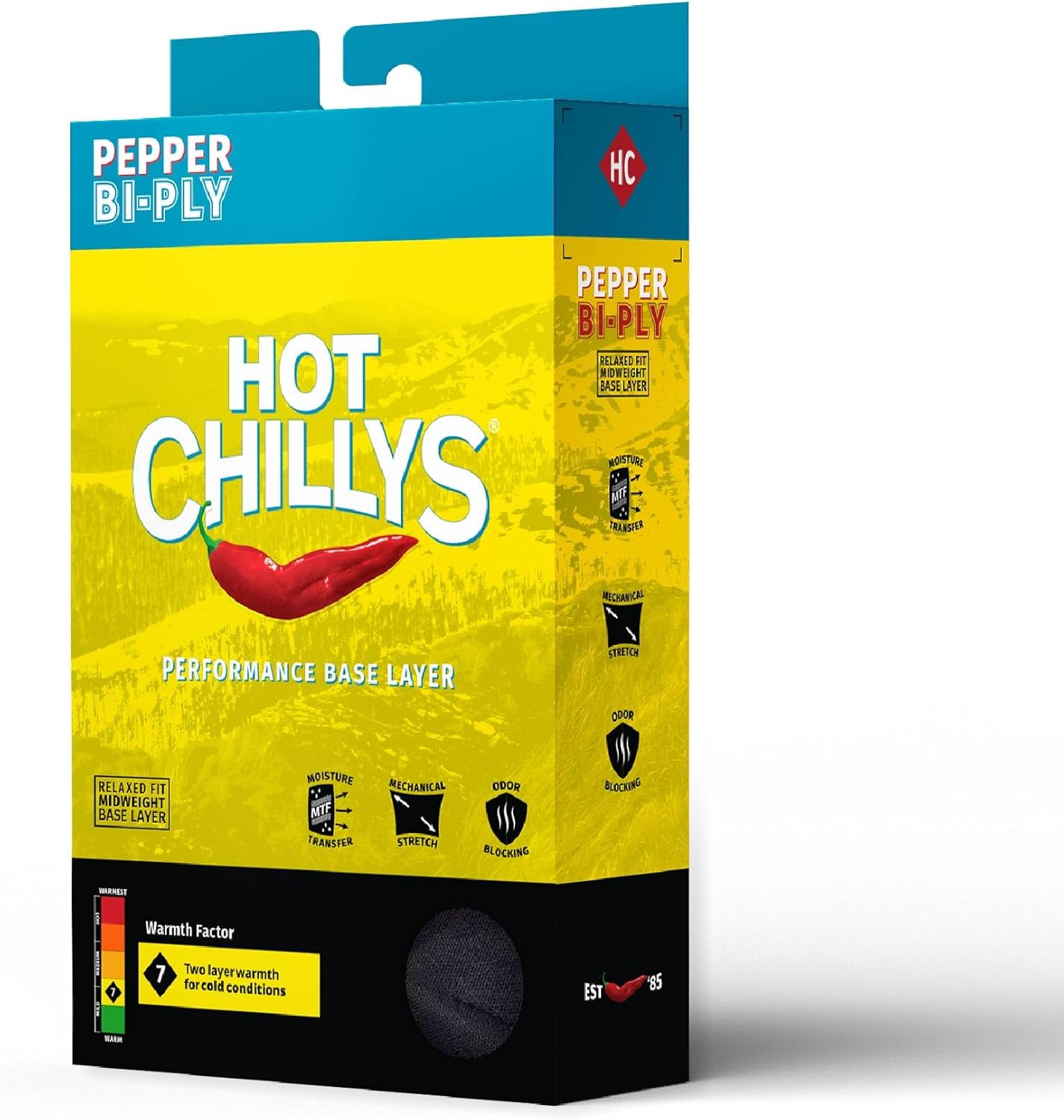 Hot Chillys Men's Bi-Ply Bottom Midweight Relaxed Fit Base Layer -Versatile UPF 30 Cold Weather Warm Thermal Base Layer Pants - Image 6