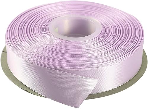 Miniatura 17 de ITIsparkle Cinta de satén de doble cara de 1 pulgada, rollo de 50 yardas para envolver regalos, libros de recortes, recuerdos de fiesta, trenzas