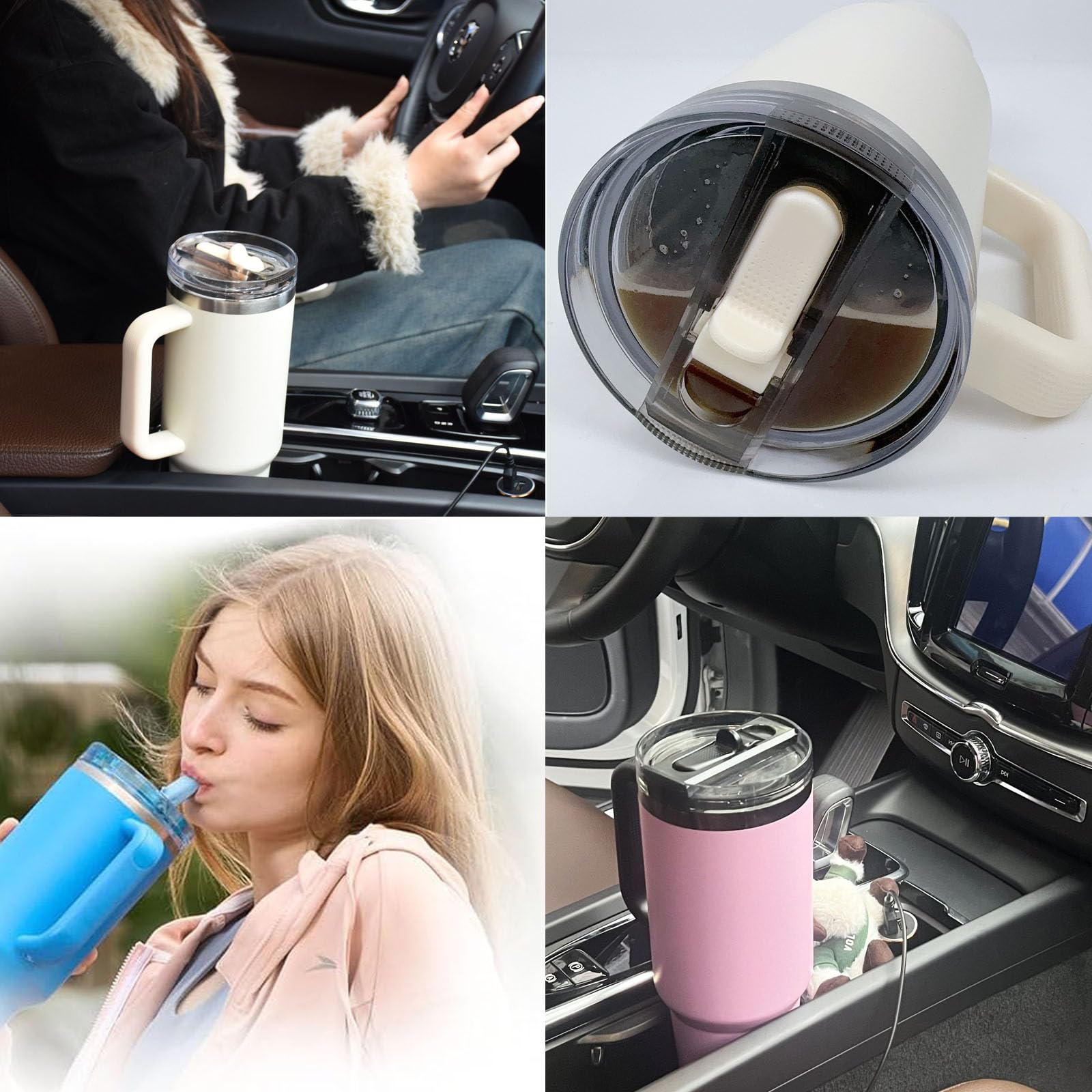 2 Pack 40 Oz Flip Straw Leak Proof Lid For Stanley H2.0 - View #10