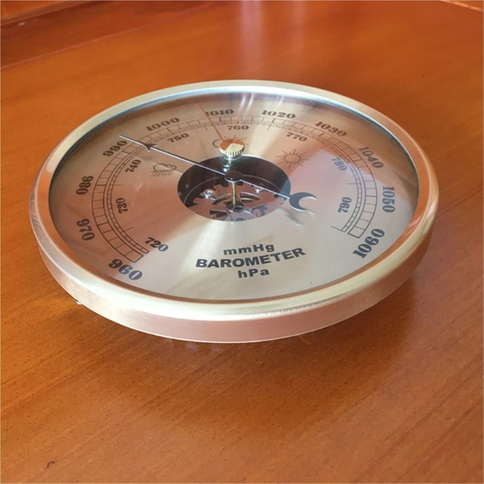 BaróMetro Barómetro aneroide for el hogar, barómetro interior, instrumento meteorológico preciso montado en la pared(90mm)